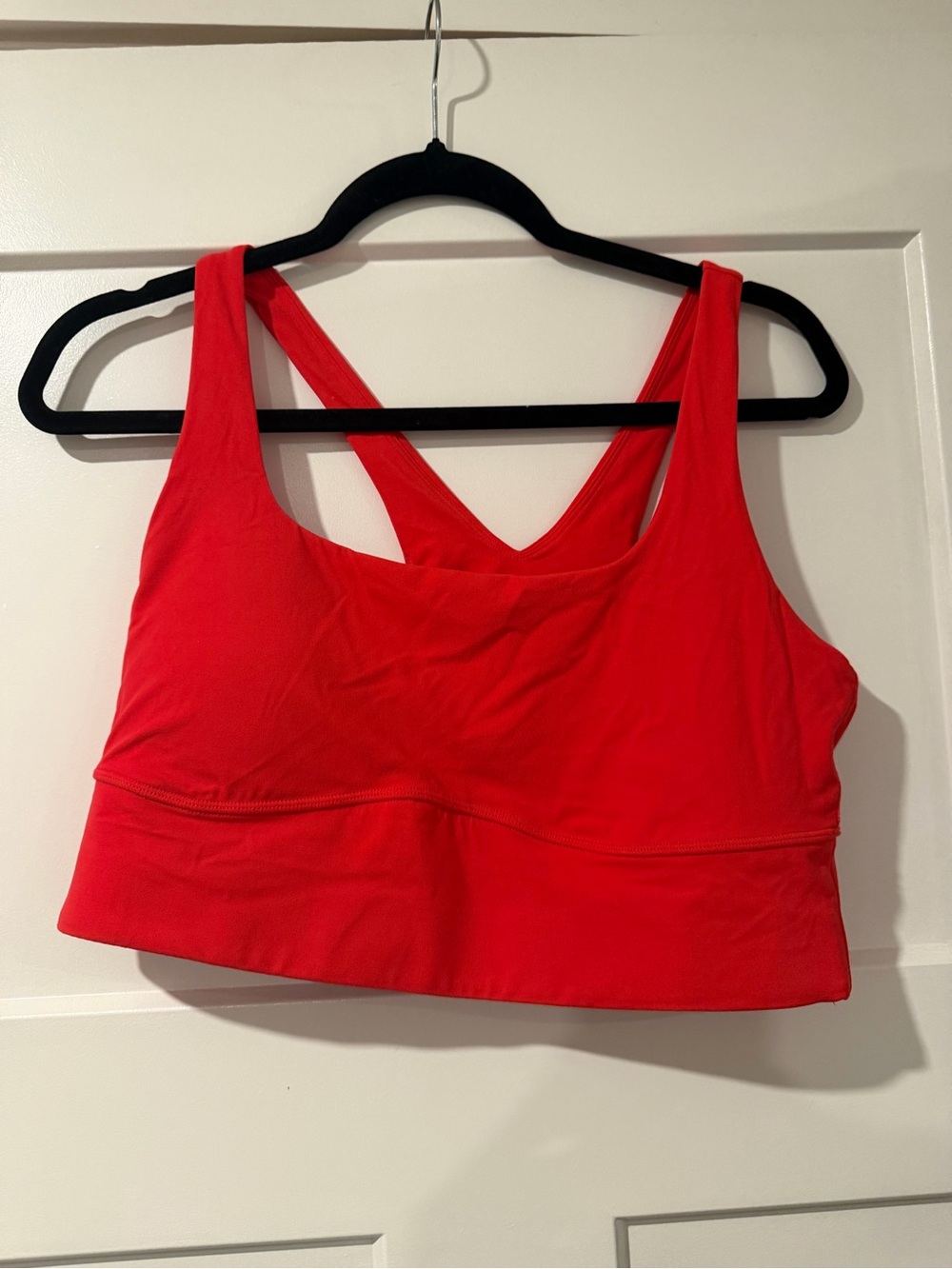 JoyLab Bright Red Cropped Sports Bra
